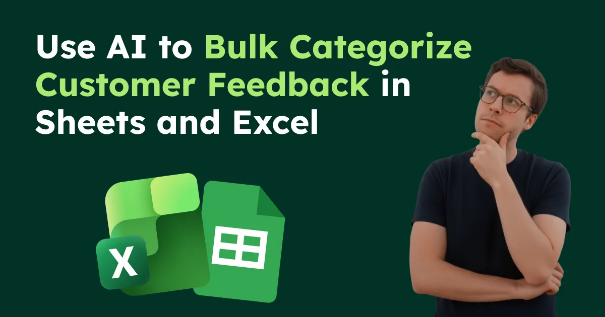 Bulk Categorize Customer Feedback with AI