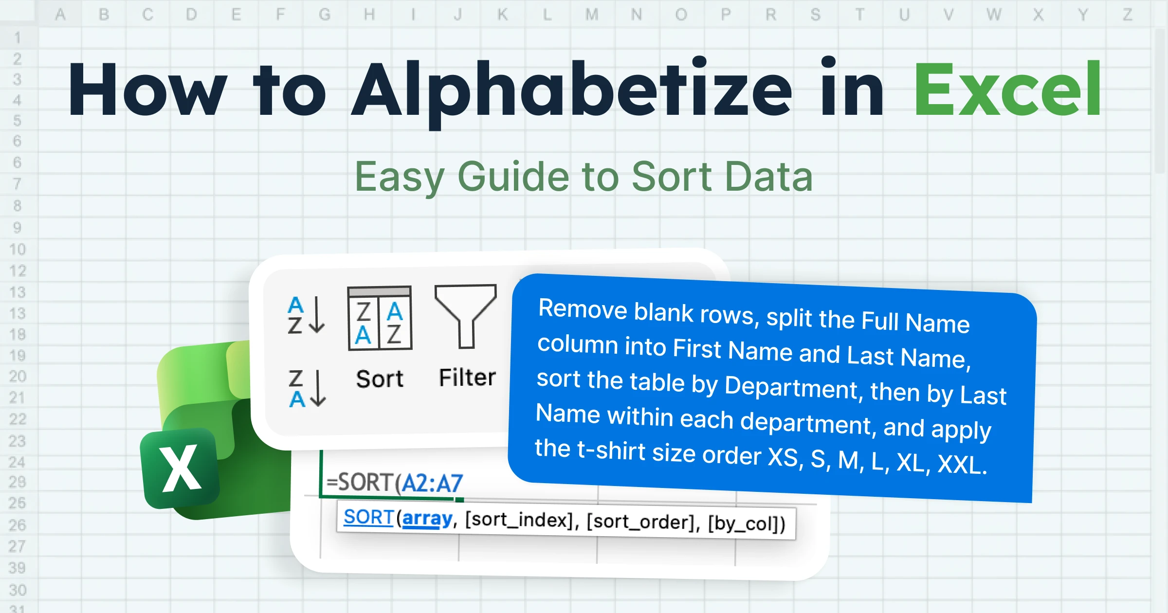 How to Alphabetize in Excel: Easy Guide to Sort Data