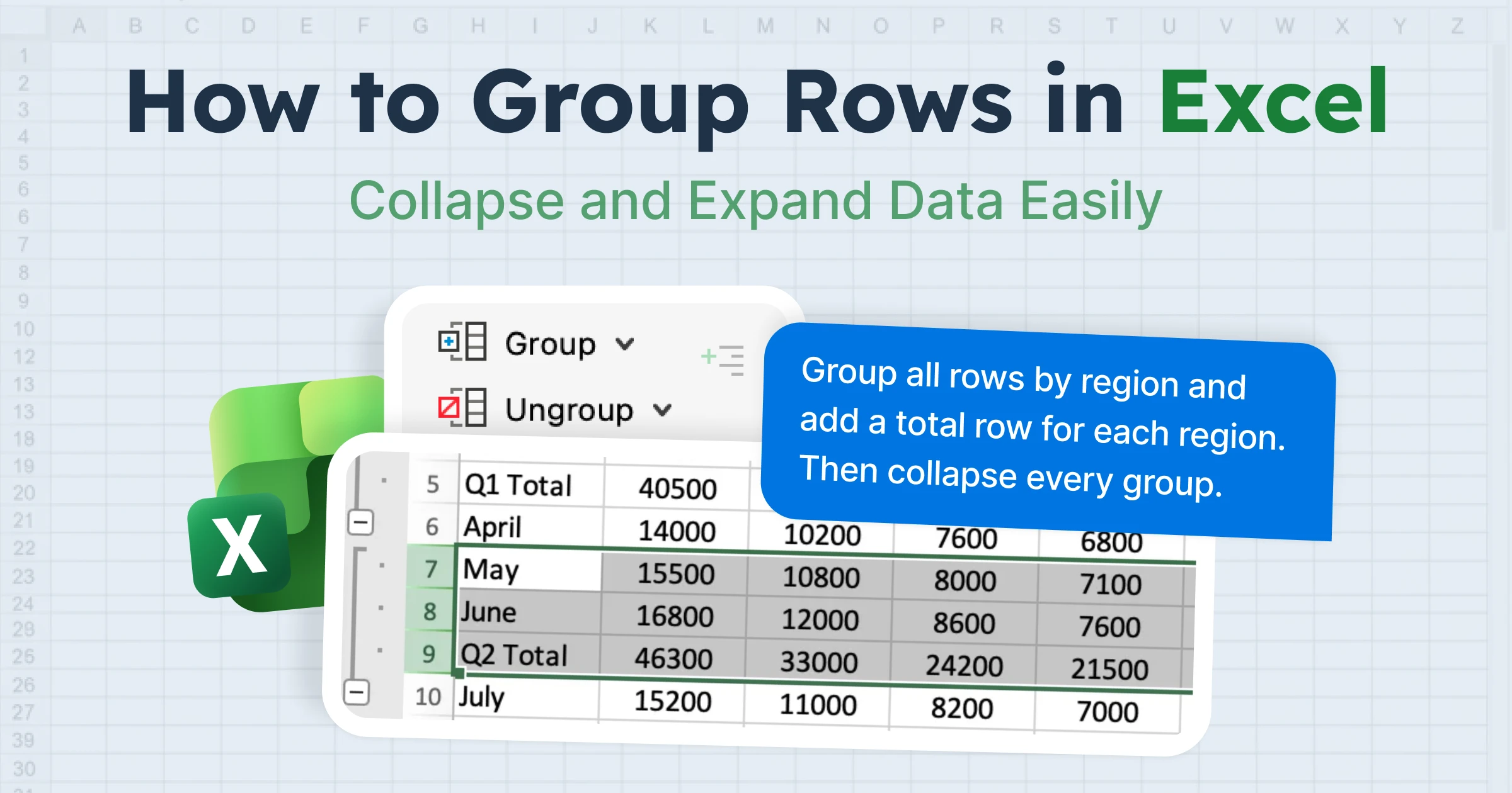 How to Group Rows in Excel: Collapse and Expand Data Easily