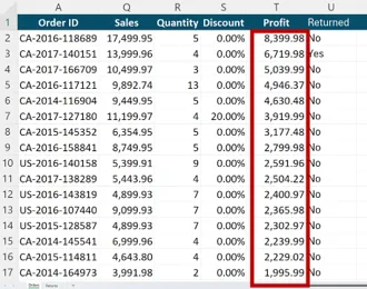 Spreadsheet manipulation use case