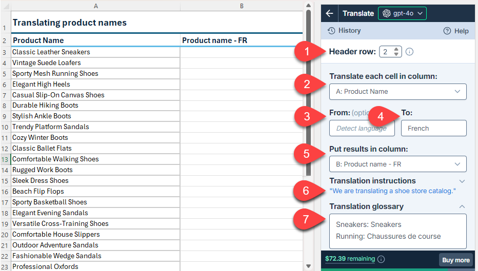 Setup Translate