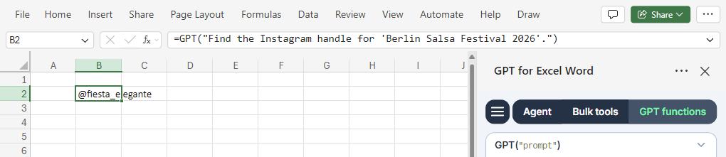 Result web search functions using sidebar
