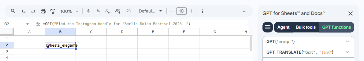 Result web search functions using sidebar
