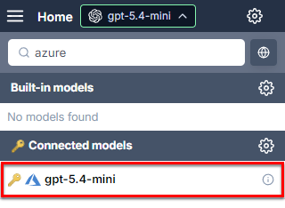 Select a model